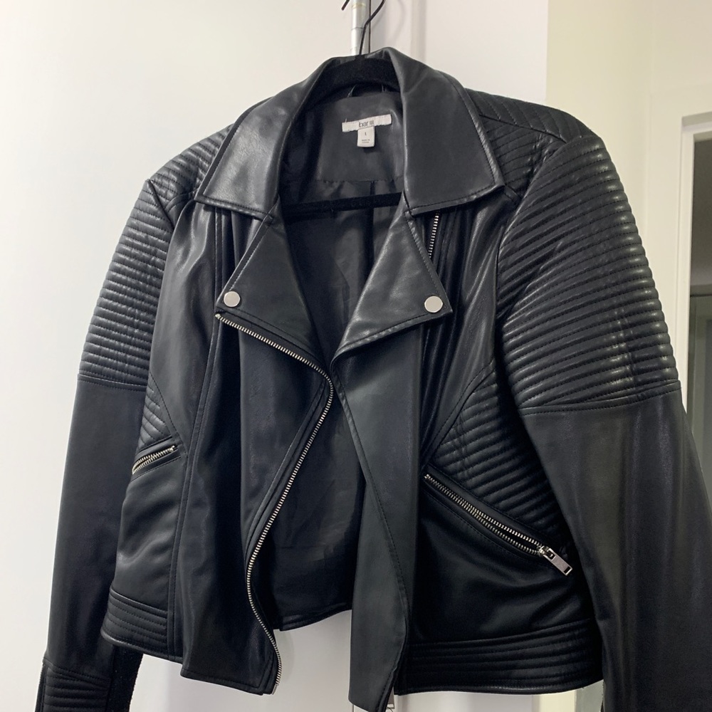 Bar lll Faux leather jacket